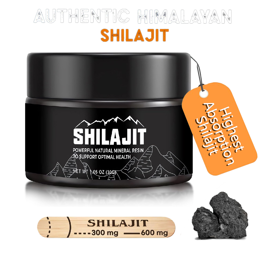 Shilajit Resin Pure - Resina Shilajit do Himalaia autêntica -