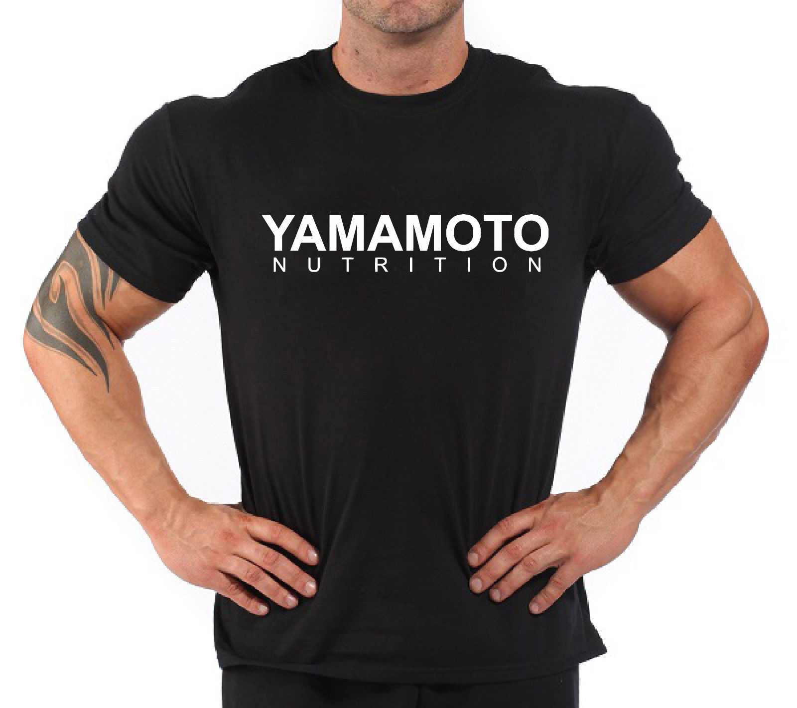 Nutrition And Fitness - Camiseta de ginástica para musculação e