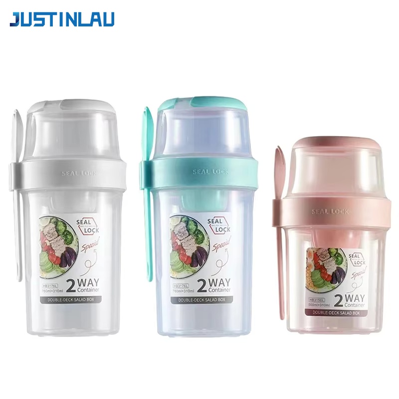 Nutrition And Fitness - JUSTINLAU Copo Portátil para Salada e