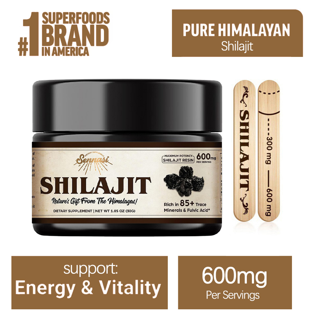 Shilajit Resin Pure - Resina Pura de Shilajit do Himalaia,