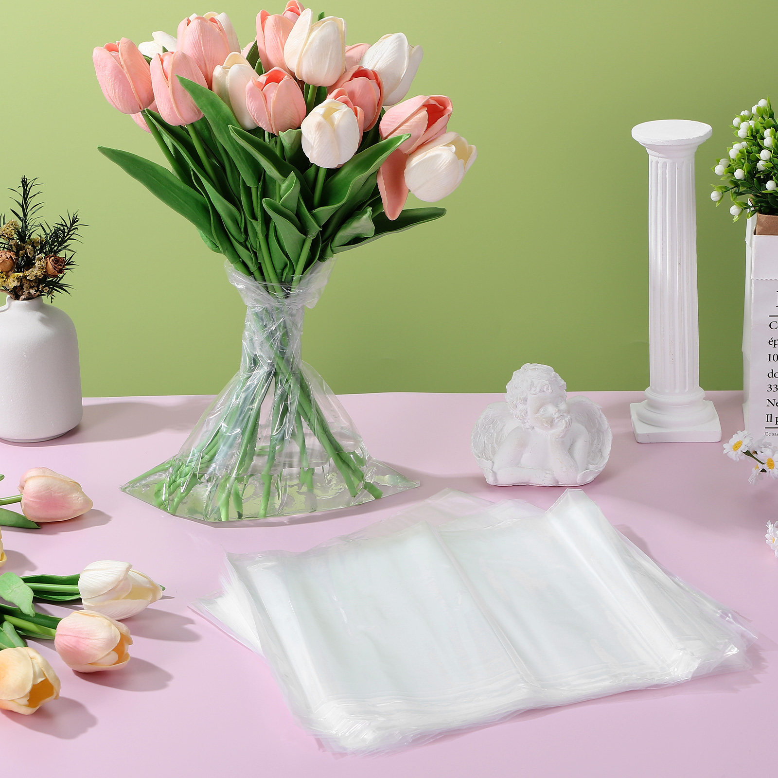 50 Sacos Plásticos para Flores - Nutrition & Fitness Station avaliação e preço