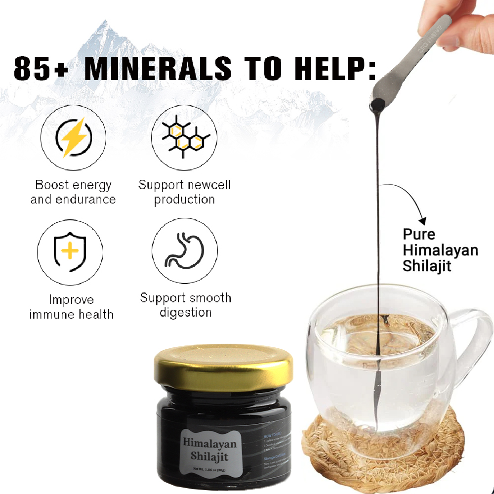Resina Shilajit Pura do Himala - Shilajit Resin Pure avaliação e preço