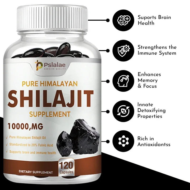 Cápsulas puras de resina Shila - Shilajit Resin Pure avaliação e preço