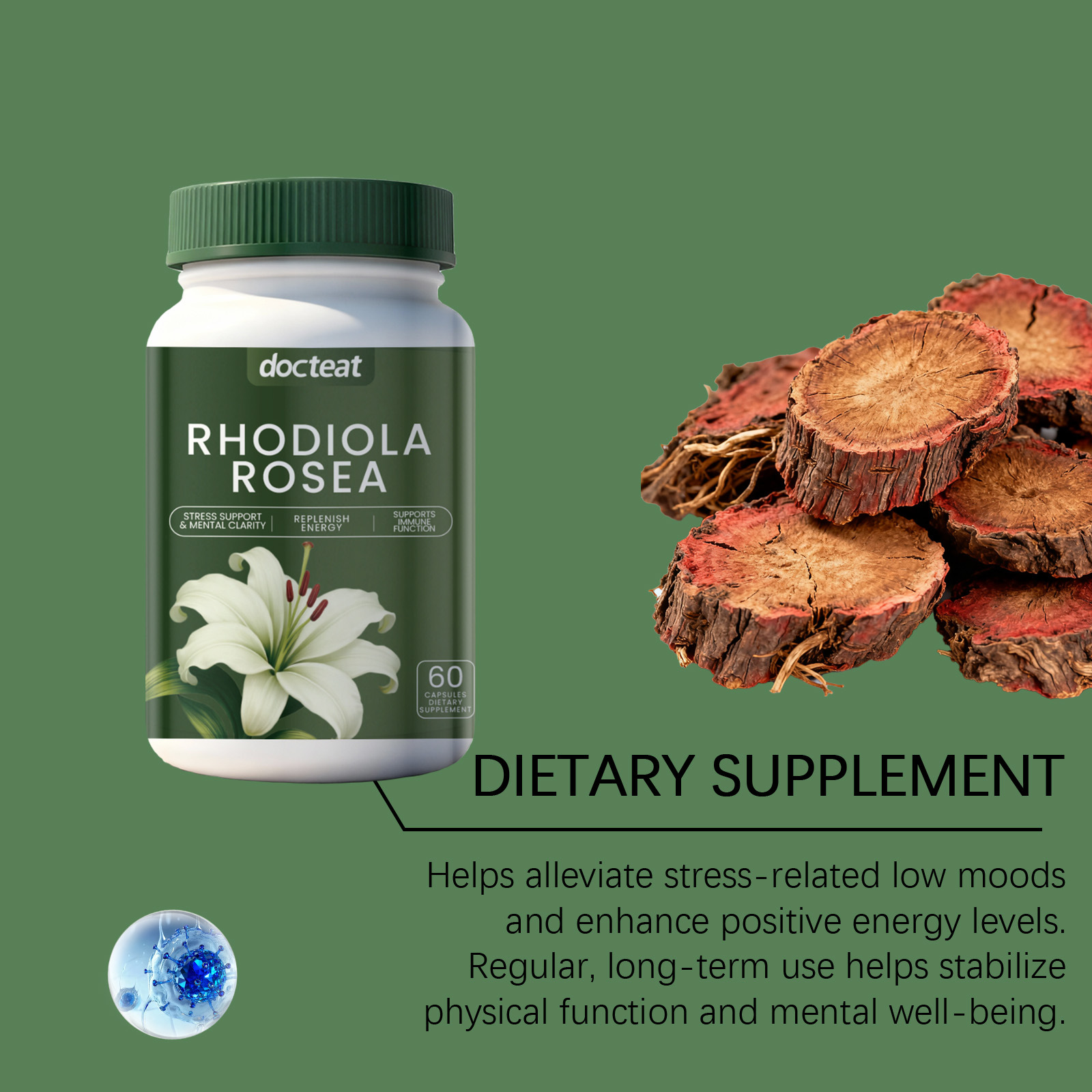 Cápsulas DOCTEAT para Saúde Ma - Nutrition Fitness And Health avaliação e preço